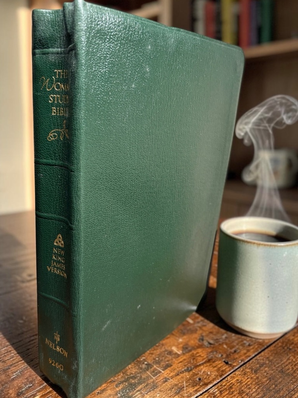 The Woman's Study Bible - KJV by Nelson - Juniper Green Genuine Leather - OOP